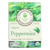 Traditional Medicinals Organic Peppermint Herbal Tea - Caffeine Free - Case Of 6 - 16 Bags
