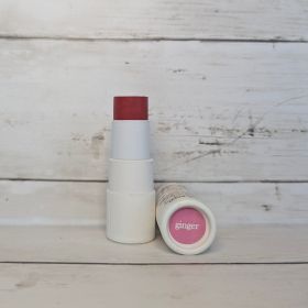 Lip & Cheek Bloom 2 in 1 Natural Lipstick & Blush - Long Lasting Hydrating Multi-Tasking Tinted Balm by BeNat (Color: Ginger)